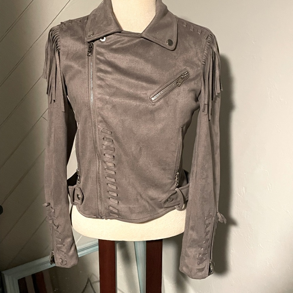 Pink Key fringe Ladies/Teen Jacket Unique